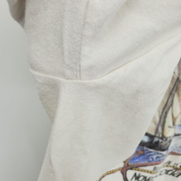Vintage Harvey Woods Bluenose II Nova Scotia T-Shirt Size L - Picture 6 of 10